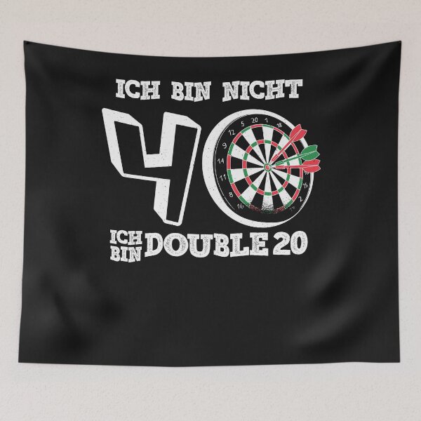 Item preview, 40th Birthday - Darts Doubles 20th designed and sold by ChrisFeil.