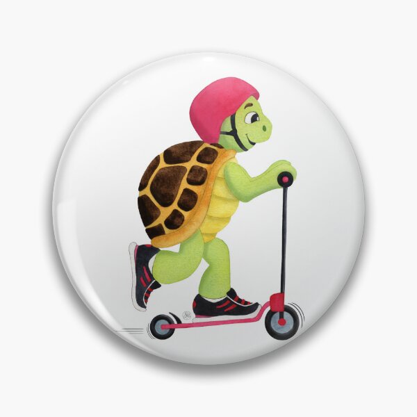 Item preview, Turtle riding a scooter designed and sold by Iris Créa.