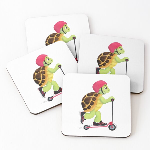 Item preview, Turtle riding a scooter designed and sold by Iris Créa.
