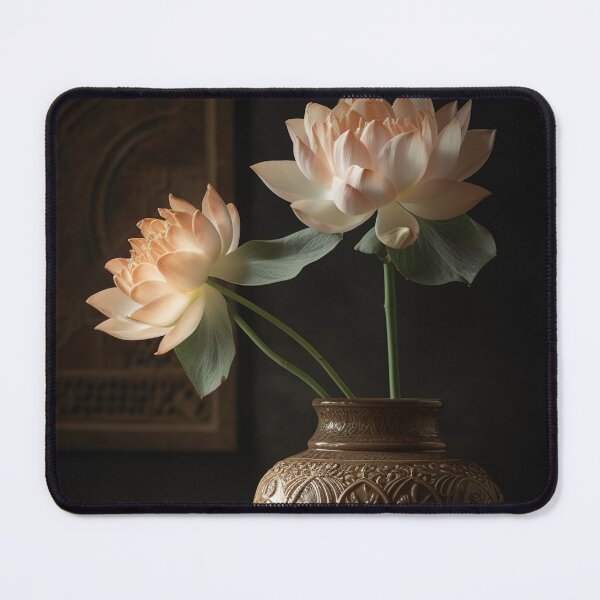 Artikelvorschau, Lotus Flowers in pot Wall Art, interior, Spiritual Wall Art, Zen, Spa - 16 entworfen und verkauft von jetaiart.