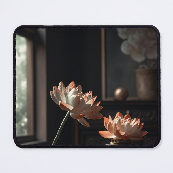 Artikelvorschau, Lotus Flowers in pot Wall Art, interior, Spiritual Wall Art, Zen, Spa - 17 entworfen und verkauft von jetaiart.