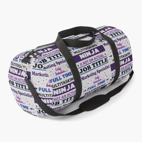 Item preview, Marketing specialist only because full time multitasking ninja is not an actual job title, dark text, funny ninja marketing specialist job ,marketing specialist humor, marketing specialist joke,meme, designed and sold by SGS-.