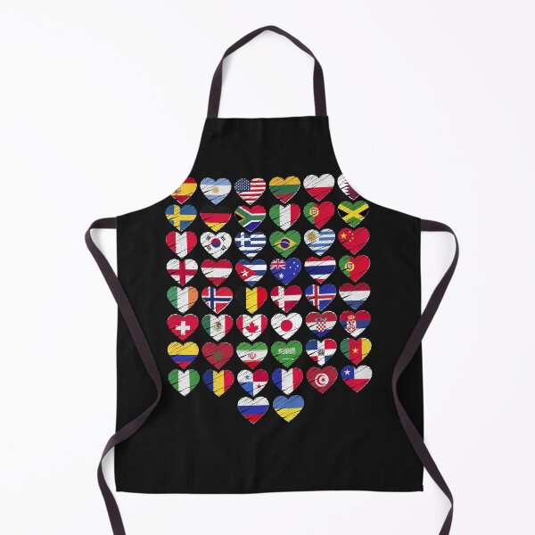 Item preview, World Love - Flag Hearts designed and sold by ChrisFeil.