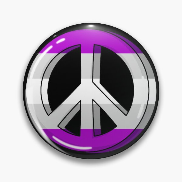 Item preview, Graysexual Pride Peace Sign designed and sold by everything4eva.