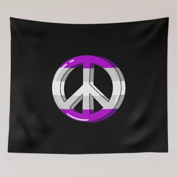 Item preview, Graysexual Pride Peace Sign designed and sold by everything4eva.