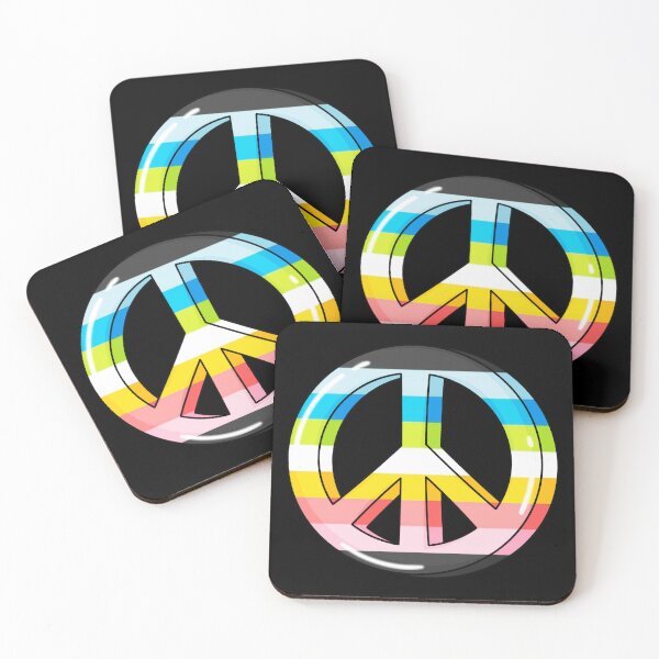 Item preview, Queer Pride Peace Sign designed and sold by everything4eva.