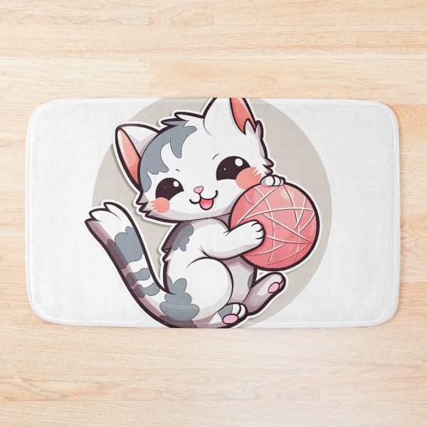 Item preview, Cute Cat Playing with a Ball of String designed and sold by RockingPandS.