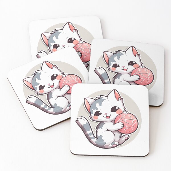 Item preview, Cute Cat Playing with a Ball of String designed and sold by RockingPandS.