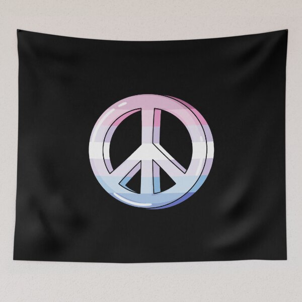 Item preview, Bigender Pride Peace Sign designed and sold by everything4eva.