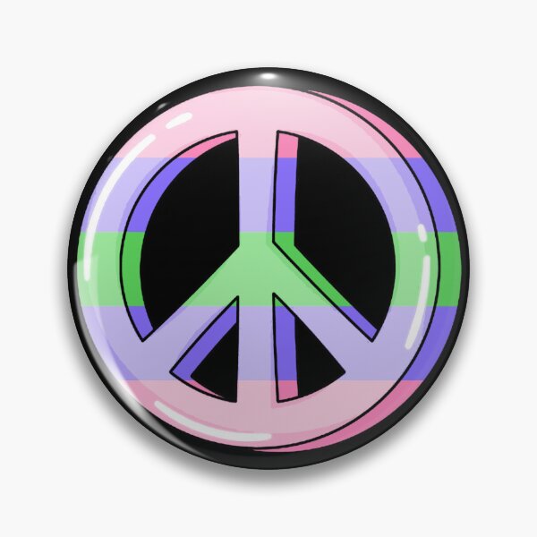 Item preview, Trigender Pride Peace Sign designed and sold by everything4eva.