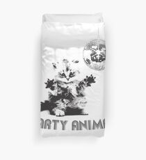 Party Animal Cat Duvet Cover