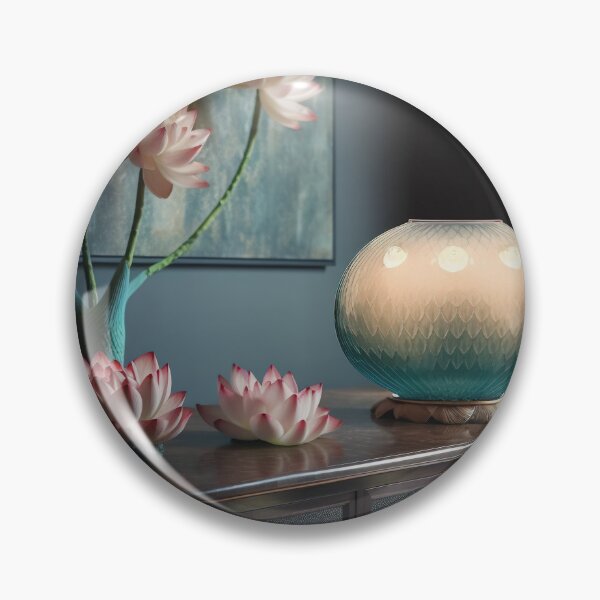 Artikelvorschau, Lotus Flowers in pot Wall Art, interior, Spiritual Wall Art, Zen, Spa - 20 entworfen und verkauft von jetaiart.