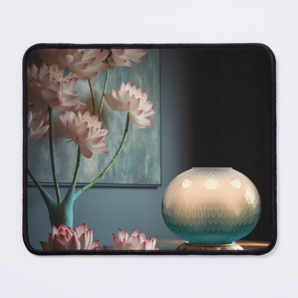 Artikelvorschau, Lotus Flowers in pot Wall Art, interior, Spiritual Wall Art, Zen, Spa - 20 entworfen und verkauft von jetaiart.