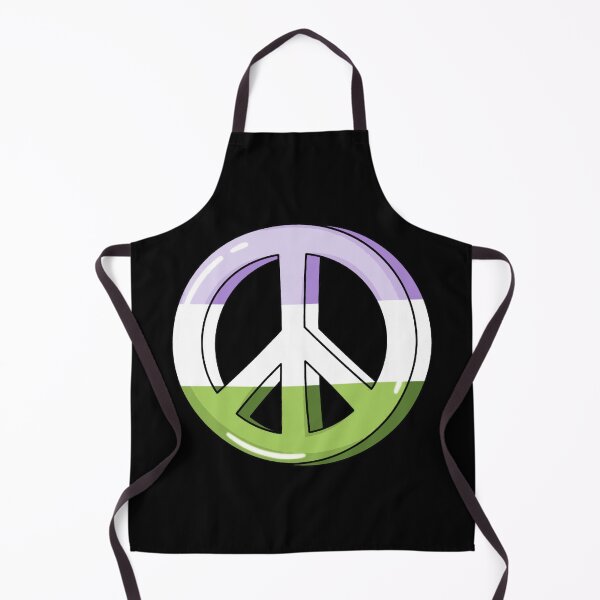 Item preview, Genderqueer Pride Peace Sign designed and sold by everything4eva.