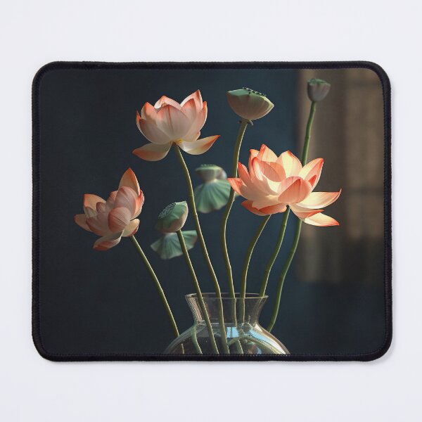 Artikelvorschau, Lotus Flowers in pot Wall Art, interior, Spiritual Wall Art, Zen, Spa - 21 entworfen und verkauft von jetaiart.