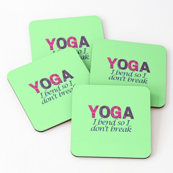 Item preview, Yoga - I Bend So I Don't Break: Strengthen Your Mind and Body with this Powerful Design designed and sold by Katedesignz.