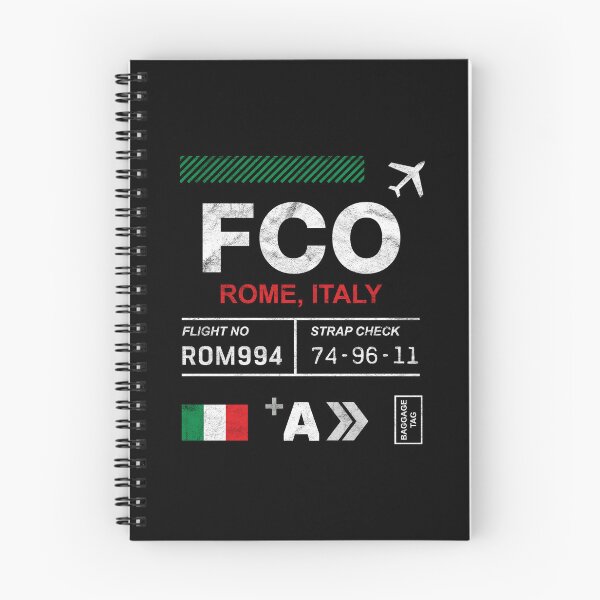 Item preview, Rome airport tag designed and sold by PaulSDesign.