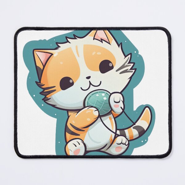 Item preview, Cat Playing with a Ball of String designed and sold by RockingPandS.