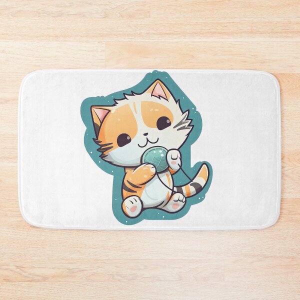 Item preview, Cat Playing with a Ball of String designed and sold by RockingPandS.