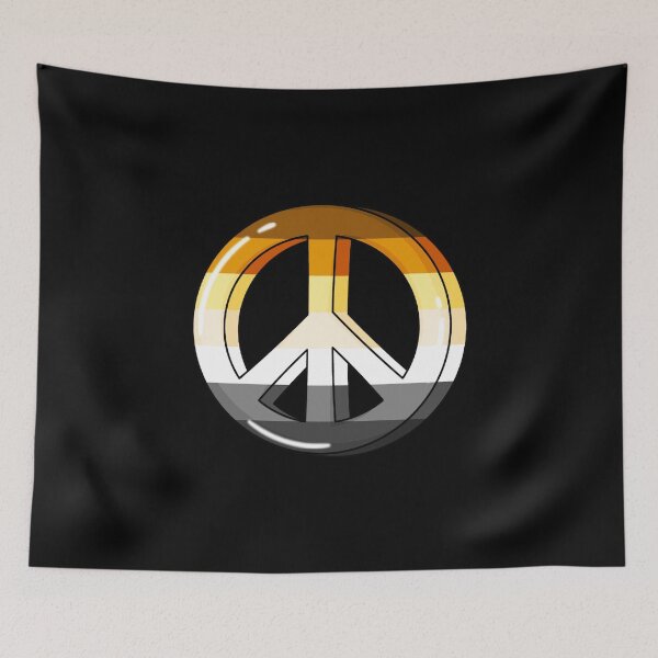 Item preview, Bear Pride Peace Sign designed and sold by everything4eva.