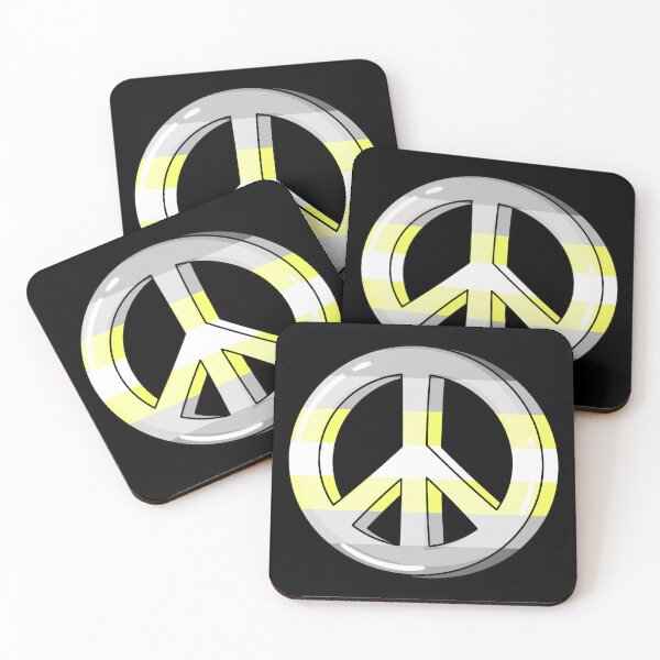 Item preview, Demigender Pride Peace Sign designed and sold by everything4eva.