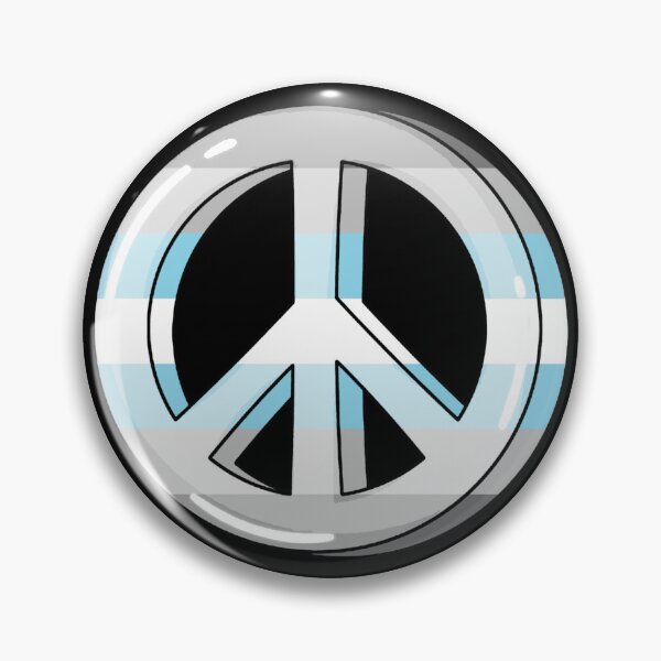 Item preview, Demiboy Pride Peace Sign designed and sold by everything4eva.