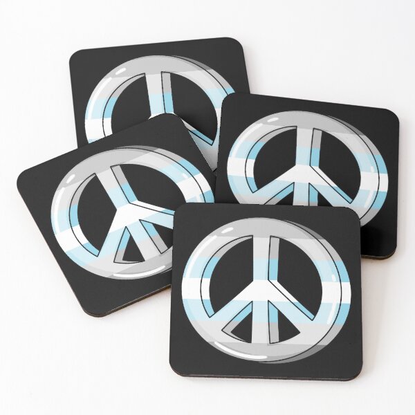 Item preview, Demiboy Pride Peace Sign designed and sold by everything4eva.