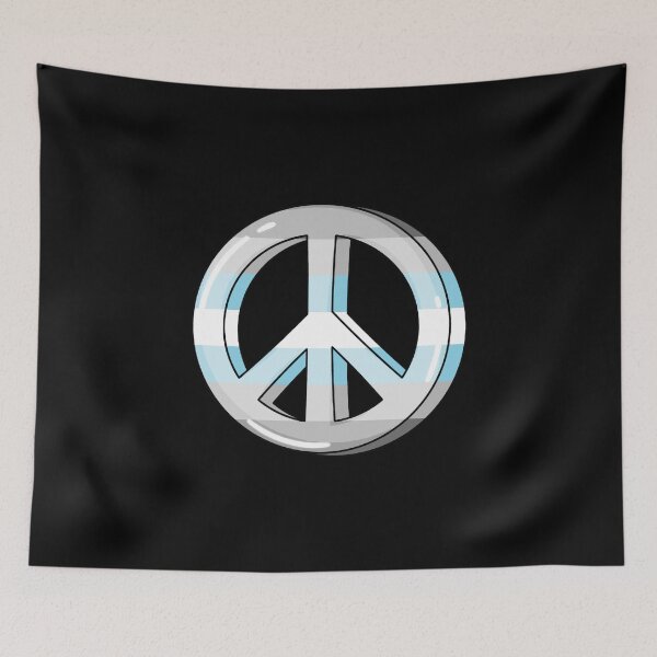 Item preview, Demiboy Pride Peace Sign designed and sold by everything4eva.