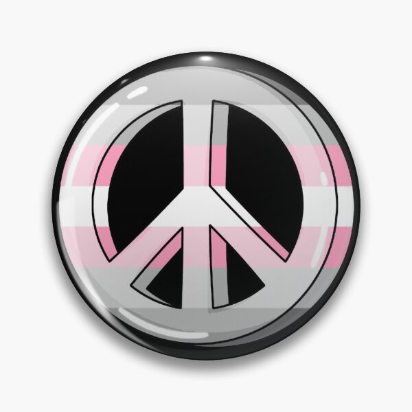 Item preview, Demigirl Pride Peace Sign designed and sold by everything4eva.
