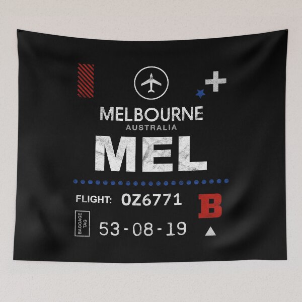 Artikelvorschau, Melbourne airport tag entworfen und verkauft von PaulSDesign.