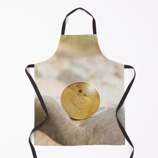 Item preview, Binance BNB crypto coin on the beach designed and sold by salarkoshop.