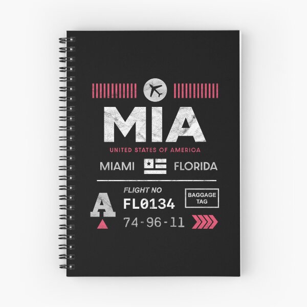 Item preview, Miami airport tag designed and sold by PaulSDesign.