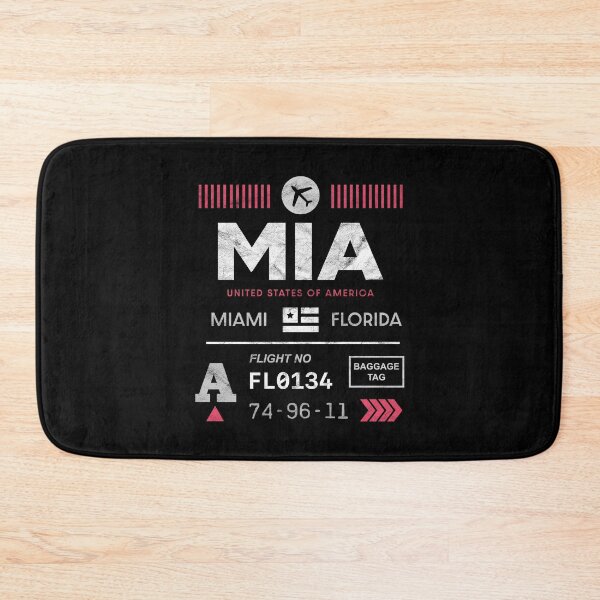 Item preview, Miami airport tag designed and sold by PaulSDesign.