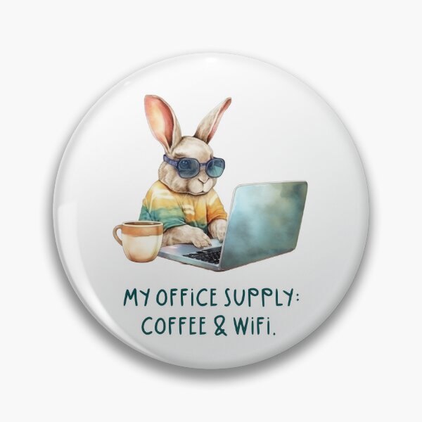 Item preview, My office supply:  coffee & wifi. designed and sold by Ramona-Gliga.
