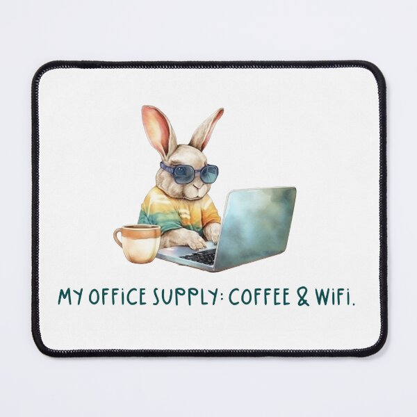 Item preview, My office supply: coffee & wifi. designed and sold by Ramona-Gliga.