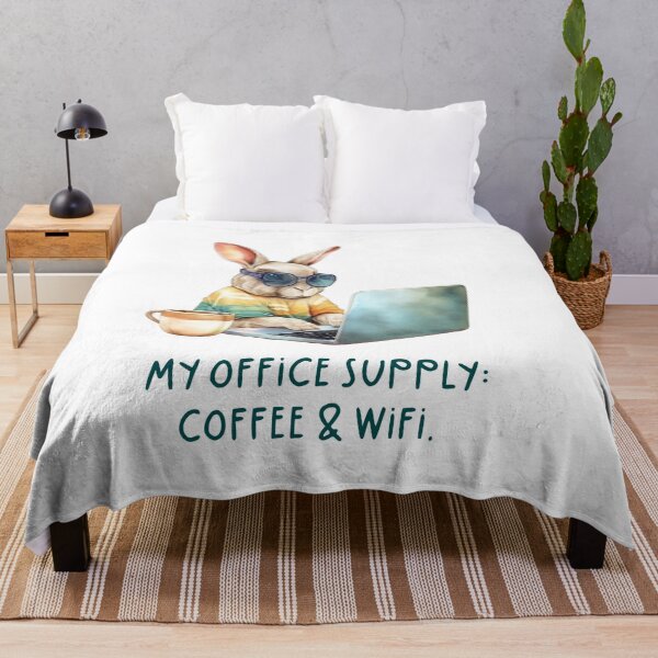 Item preview, My office supply:  coffee & wifi. designed and sold by Ramona-Gliga.