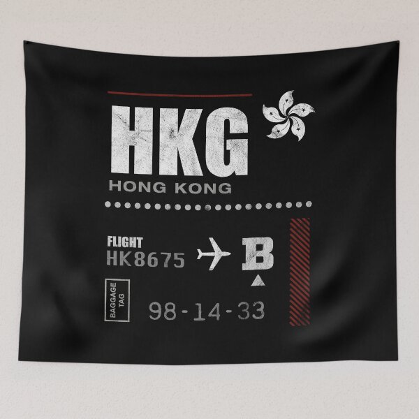 Artikelvorschau, Hong Kong airport tag entworfen und verkauft von PaulSDesign.
