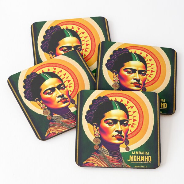 Item preview, Frida Kahlo Mexican Vintage Poster designed and sold by KALEIDOSCOPE UK.