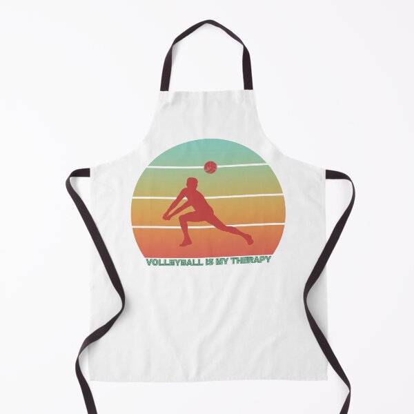 Item preview, Volleyball is My Therapy Man Retro Sunset designed and sold by Print-A-Joke.