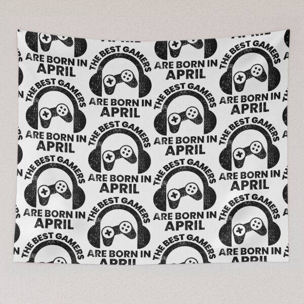 Item preview, The Best Gamers Are Born In April Gamer Birthday idea designed and sold by FNStuff.