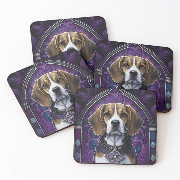 Item preview, Gothic Elegance Beagle designed and sold by Nocturne  Paws.