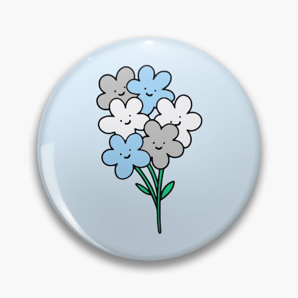 Item preview, Subtle Demiboy Pride Flowers designed and sold by everything4eva.