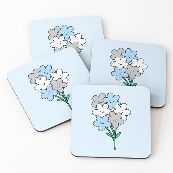 Item preview, Subtle Demiboy Pride Flowers designed and sold by everything4eva.