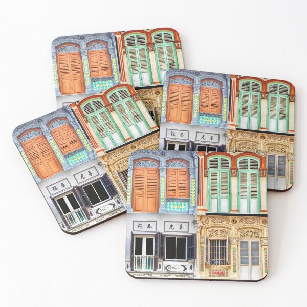 Item preview, Singapore, Heritage Shophouses of Singapore designed and sold by John Seaton Callahan.