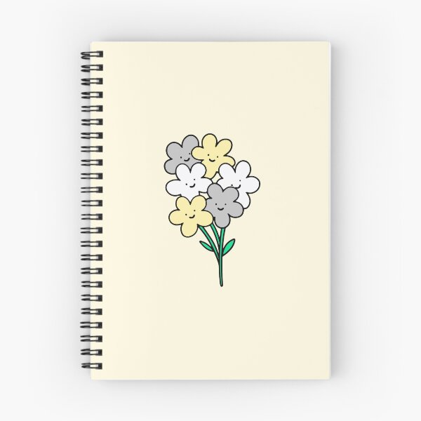 Item preview, Subtle Demigender Pride Flowers designed and sold by everything4eva.