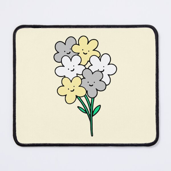 Item preview, Subtle Demigender Pride Flowers designed and sold by everything4eva.
