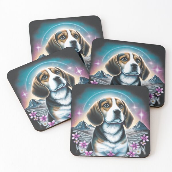 Item preview, Glowing Beagle designed and sold by Nocturne Paws.