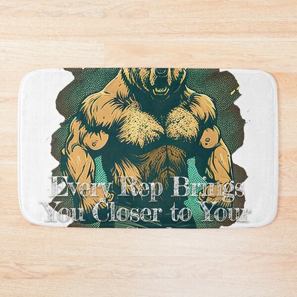 Item preview, Every Rep Brings You Closer to Your GoalDesignBodybuilding Fitness Gym Workout Exercise Merch Print Design designed and sold by tengamerx.