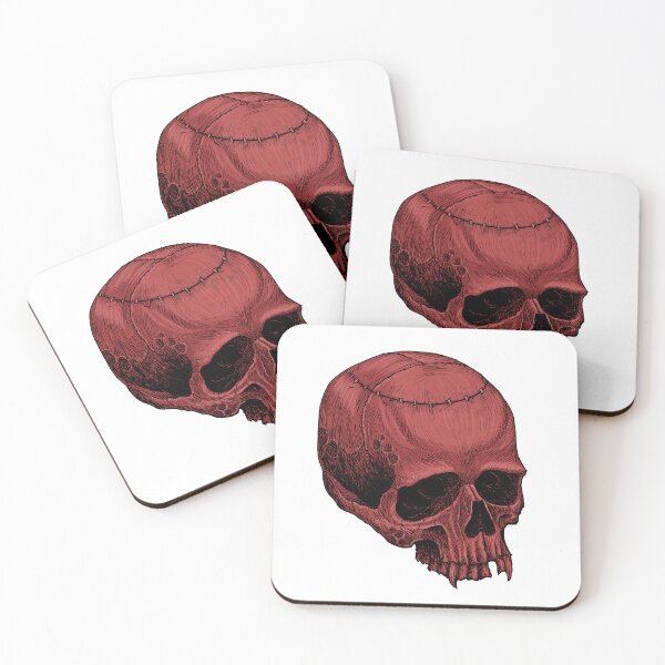 Item preview, Red halloween skull designed and sold by pribadesign99.