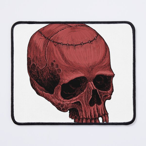 Item preview, Red halloween skull designed and sold by pribadesign99.